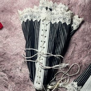 PINSTRIPE Beautiful Vintage FREDERICKS OF HOLLYWOOD